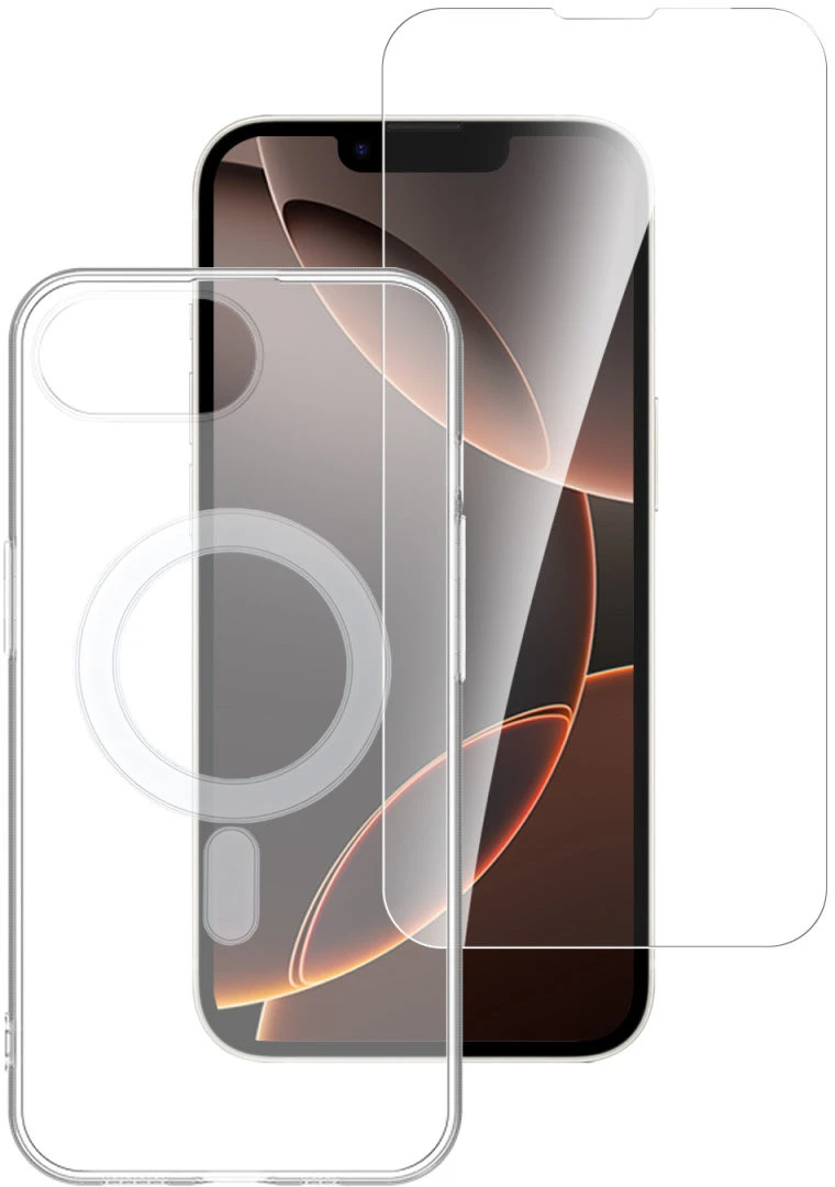 4Smarts 360° Premium Protection Set für Apple iPhone 17e/16e MagSafe-kompatibel Transparent